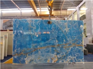 Romantic Blue Onyx Slabs