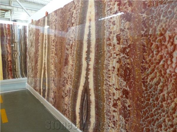 Ruby Onyx Slabs
