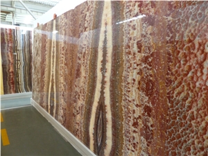 Ruby Onyx Slabs