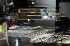 Titanium Granite Kitchen Countertop
