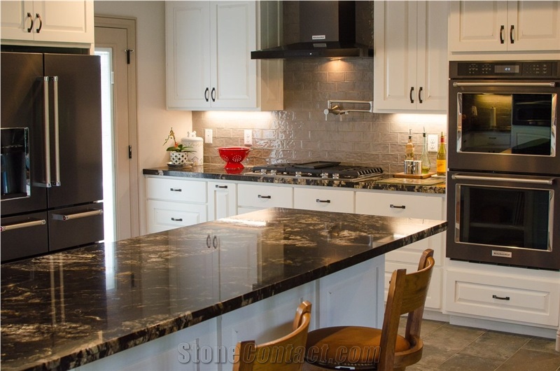 Titanium Granite Kitchen Countertop