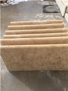 Classic Light Travertine Pool Coping