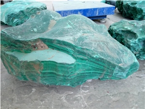Raw and Rough Malachite Blocks