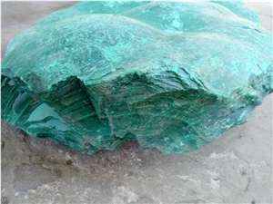 Raw and Rough Malachite Blocks