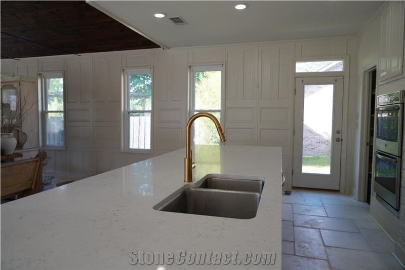 Carrara White Marble 3cm Kitchen Countertop