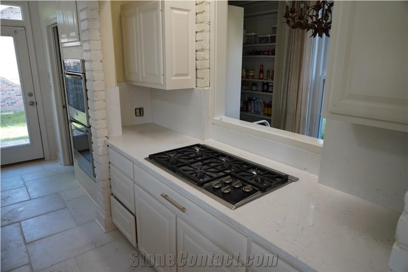 Carrara White Marble 3cm Kitchen Countertop