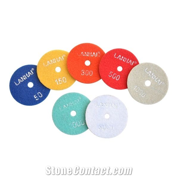 Wet Diamond Polishing Pad for Stone 100mm Grinding