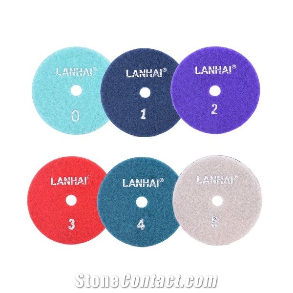 Wet Diamond Polishing Pad for Stone 100mm Grinding
