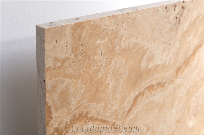 Travertine Tile - Cross-Cut, Antique, Unfilled