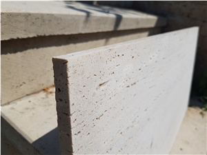 Travertine Tiles - Vein-Cut, Raw, Cut-Calibrated