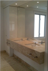 Cappucino Marble Bathroom Counter Top