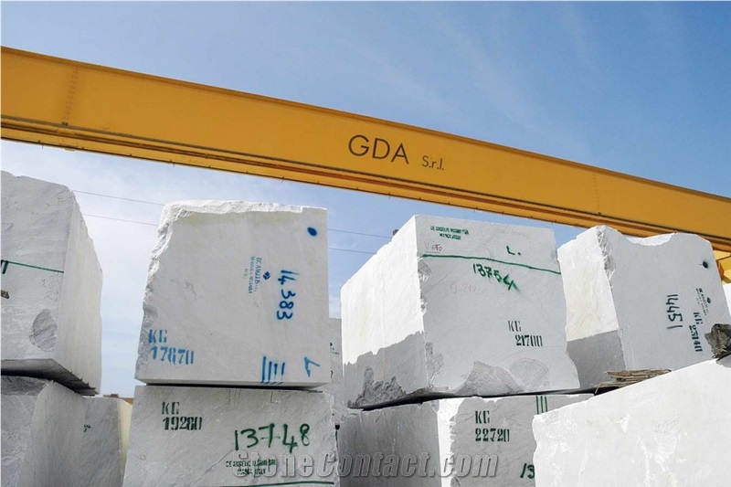 Bianco Carrara Venato C, Bianco Carrara Venato D Blocks