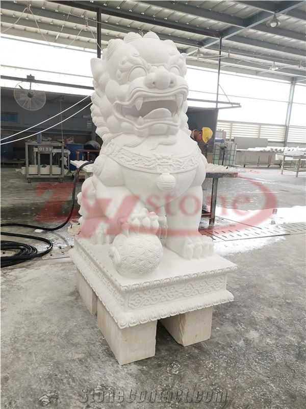 Sivec Marble Marble Lion Carving