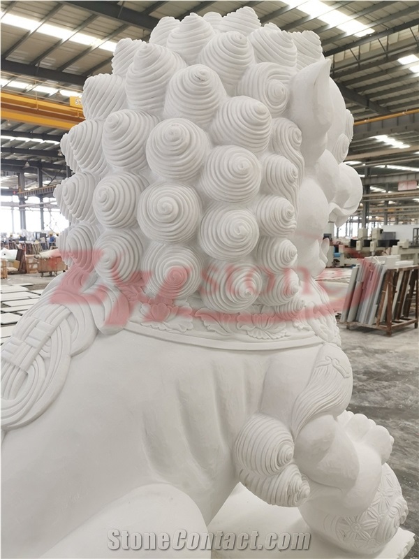Sivec Marble Marble Lion Carving