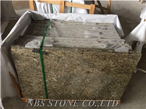 Brazil Gold Coutertop Wall Covering Project Decor Slabs & Tiles, New Venetian Gold Granite Slabs & Tiles
