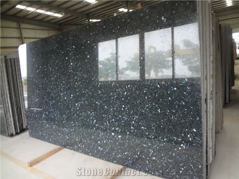 Blue Pearl Granite Slabs,Machine Cut Project Floor Tiles