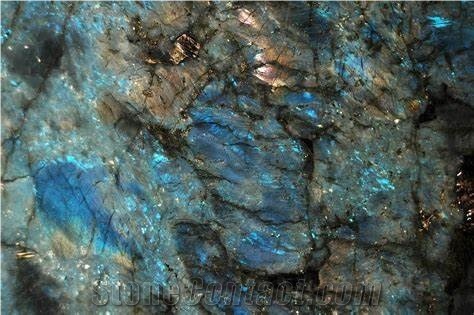 Lemurian Blue Granite Tiles,Azul Labradorite Slab Cut to Size Floor & Wall