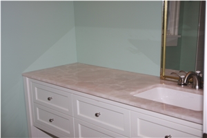 Pink Onyx Vanity Top Bathroom Decor,Alabaster Stone Bath Top