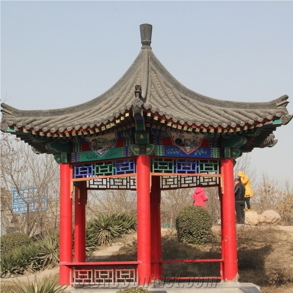 Japanese Clay Roof Tiles for Garden Resort House