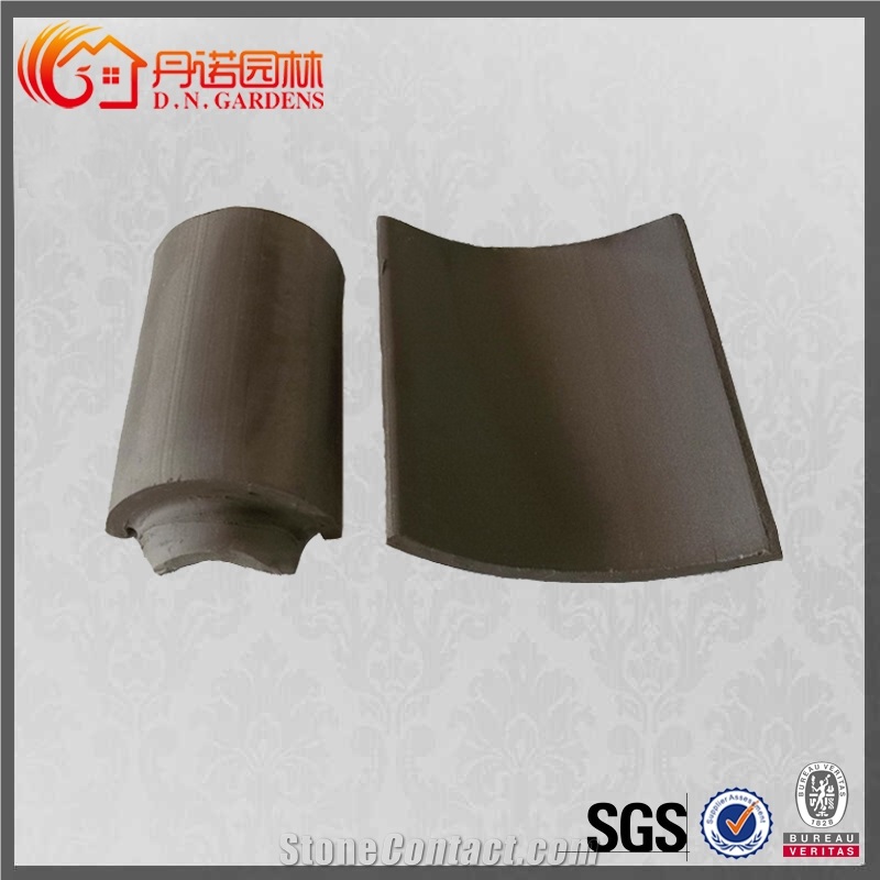 Japanese Clay Roof Tiles for Garden Resort House