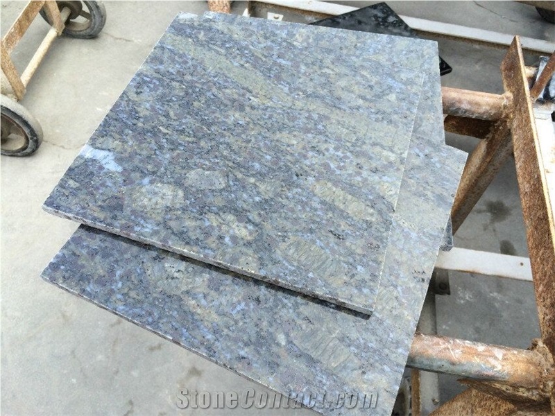 Beautiful Butterfly Blue Granite Slabs and Tiles