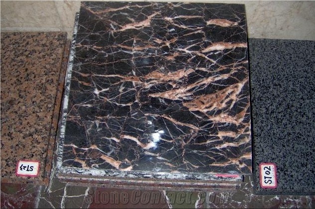 Beautiful Chinese Azalea Red Marble Tiles