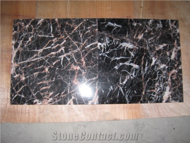 Beautiful Chinese Azalea Red Marble Tiles