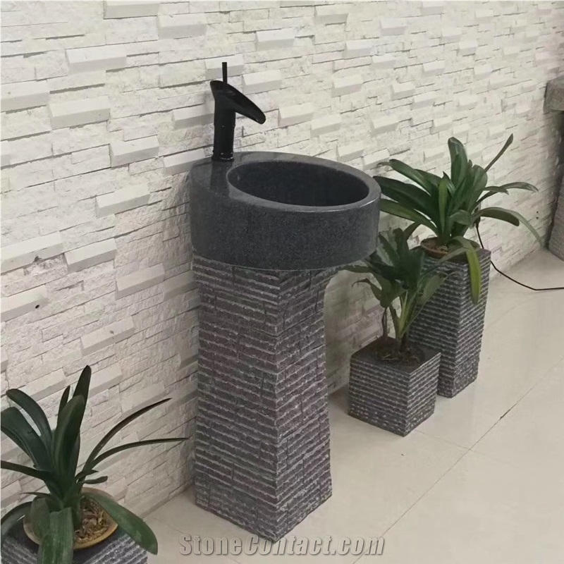 Beautiful Chinese G654 Basin with Pedestal
