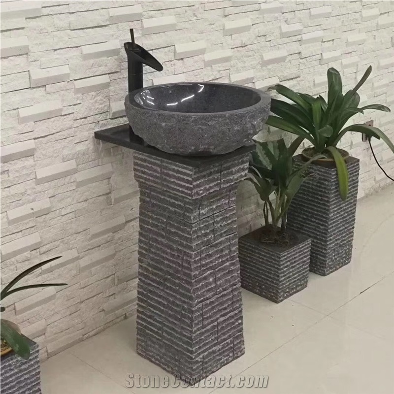 Beautiful Chinese G654 Basin with Pedestal