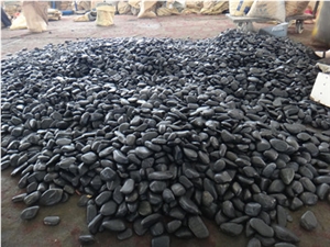 Black Pebble Black River Stone Nature Pebble