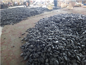 Black Pebble Black River Stone Nature Pebble