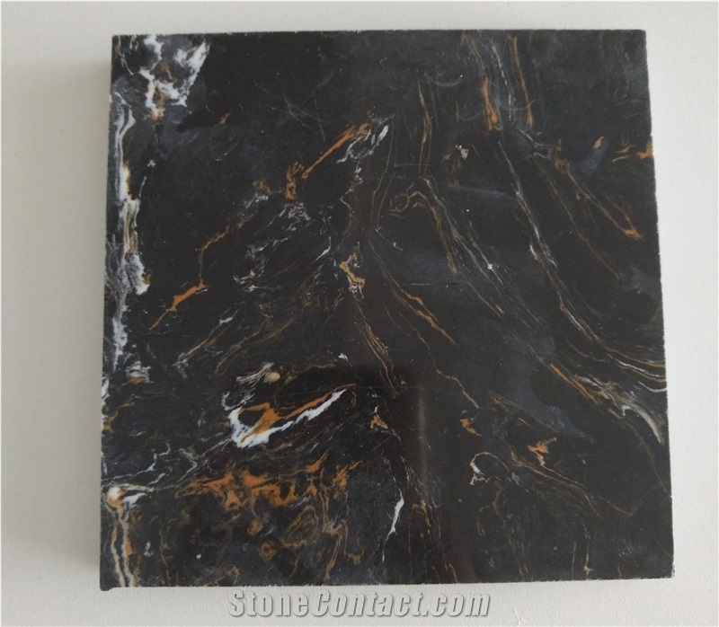 Brown Artificial Marble Slab Artificial Tiles