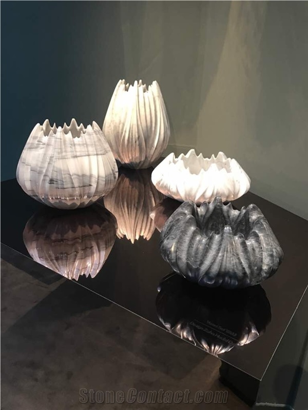 Carved Handicraft Flower Lampshade Carved Gifts
