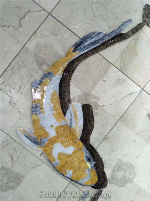 China Beautiful Marble Mosaic Pattern