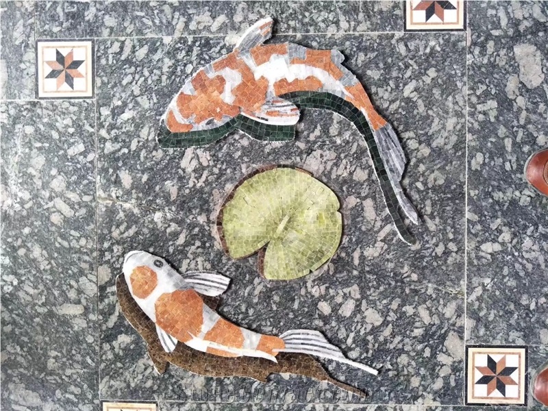 China Beautiful Marble Mosaic Pattern