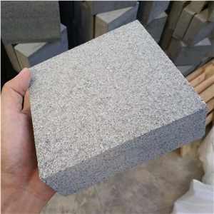 Dark Grey Granite Cobble Stone Cube Stone Pavers