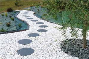 Hot Sell Snow White Pebble Nature White Pebble