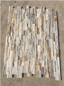 Multicolor Slate Culture Stone for Wall Cladding