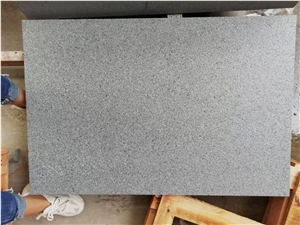Old G654 Flamed Tiles Dark Grey Black Granite