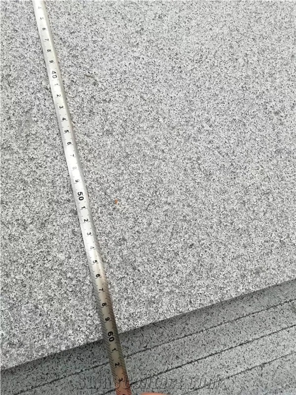 Old G654 Flamed Tiles Dark Grey Black Granite