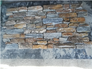 Rustic Brown Split Face Culture Stone Cladding