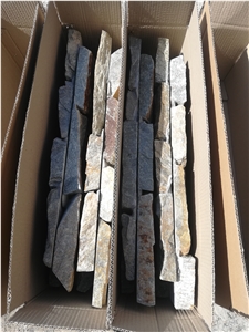 Rustic Brown Split Face Culture Stone Cladding