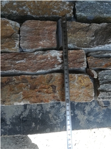 Rustic Brown Split Face Culture Stone Cladding