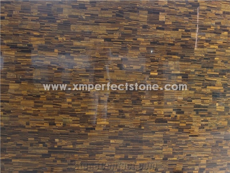 Yellow Tiger Eyes Gemstone Slabs Tiles for Wall