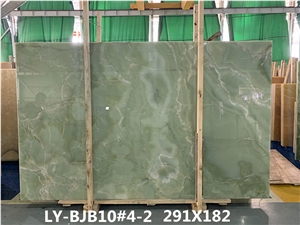 Hot Sale Translucent Green Onyx Slabs Tiles