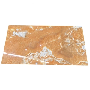 Natural Honey Orange Onyx with White Veins for Projects Natural Honey Orange Onyx with White Veins for Projects