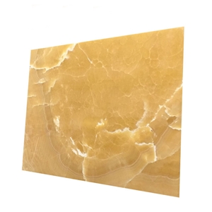 Natural Honey Orange Onyx with White Veins for Projects