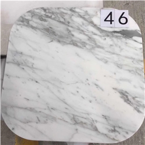 Carrara White Marble Table Top