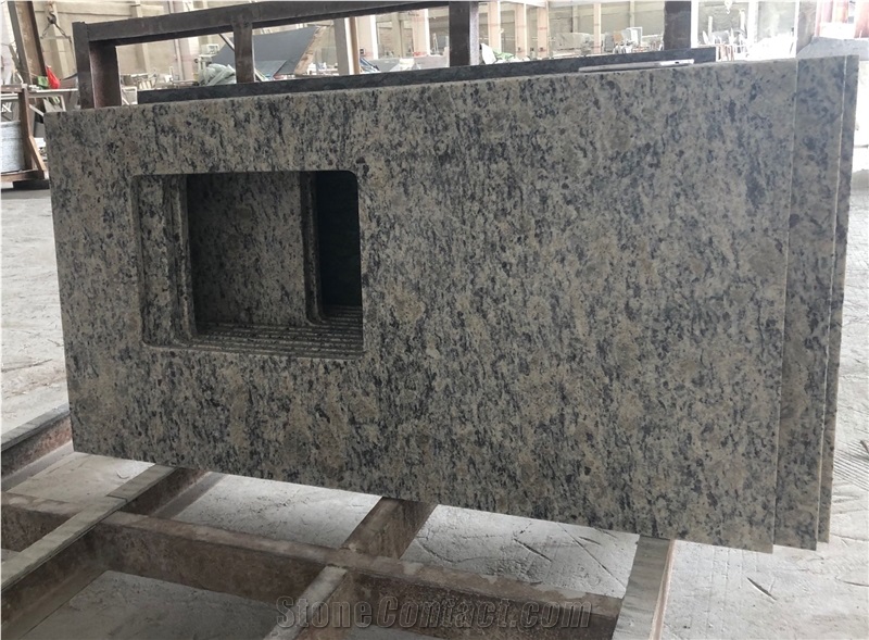 Santa Cecilia Light Granite Kitchen Countertops