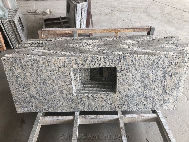 Santa Cecilia Light Granite Kitchen Countertops